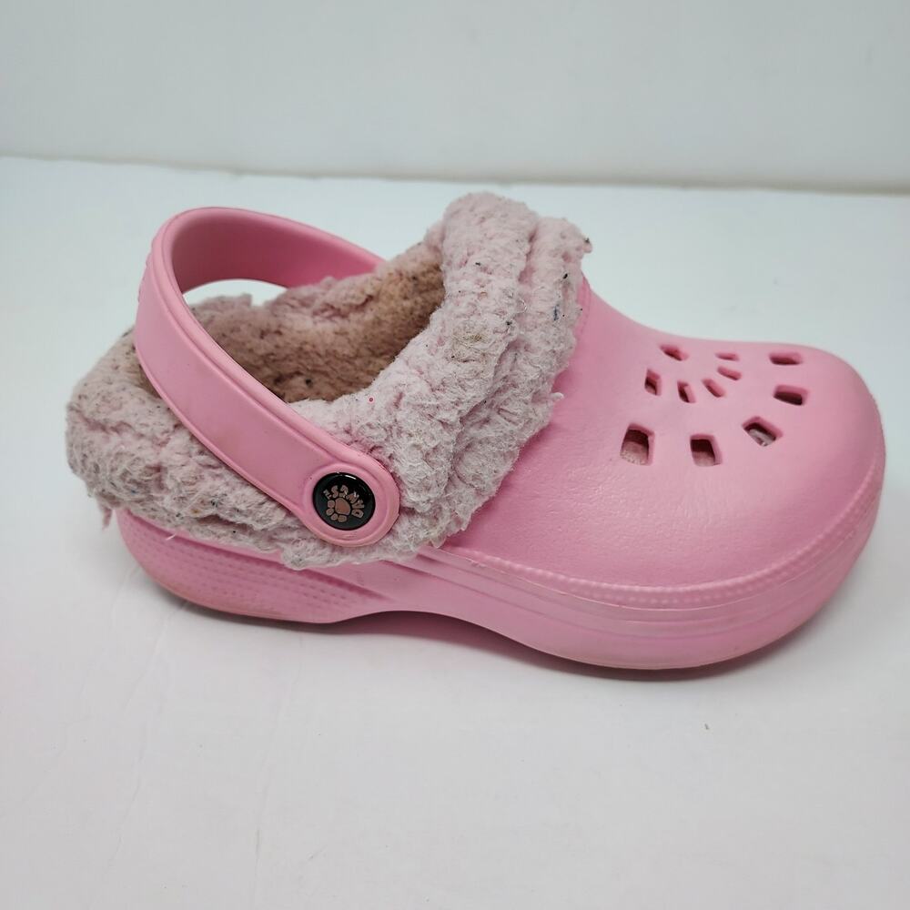 ⭐️3/$25 Dawgs Pink Clogs w/Fleece Lined Size 11/12 - Picture 6 of 8